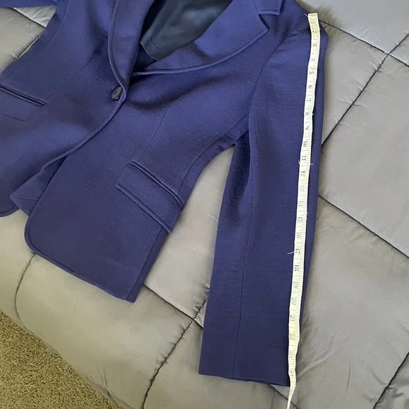 Armani Collezioni Dark Purple Women's Blazer - Picture 5 of 11